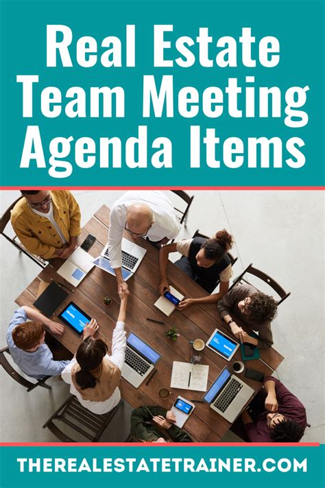Real Estate Team Meeting Agenda Items | Real estate agent business plan